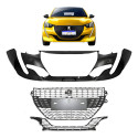 Kit Parachoque Peugeot 208 2020 A 2024 Allure Griffe - Preto/cromado