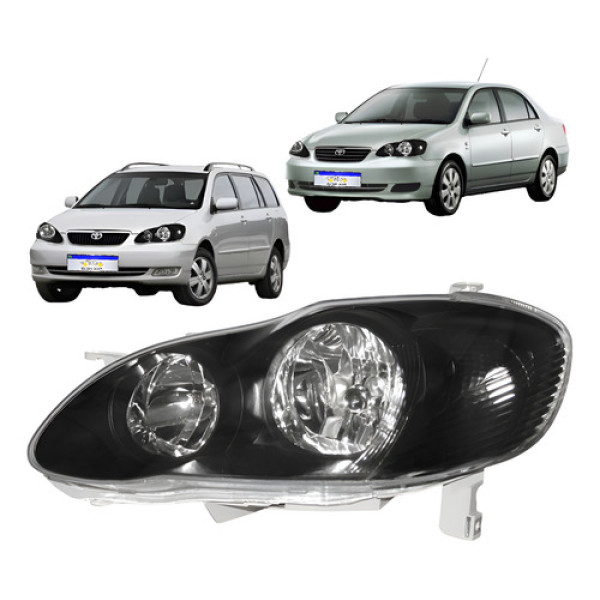 Farol Toyota Corolla Fielder 2003 2004 2005 2006 2007 08 L.e Esquerdo