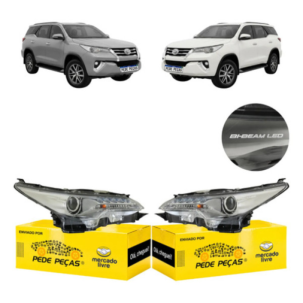Par Sinaleira Toyota Sw4 Srx Diamond 2016 17 18 A 2020 C/led Ambos Lados