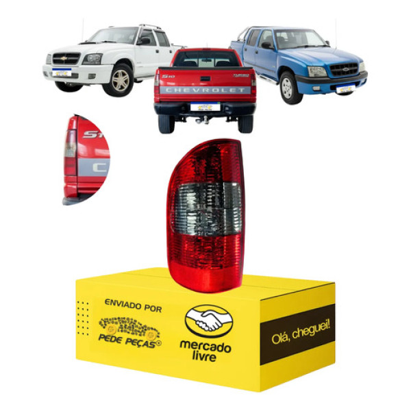 Lanterna Sinaleira Chevrolet S10 2001 02 03 04 05 A 2008 Le Esquerdo/motorista