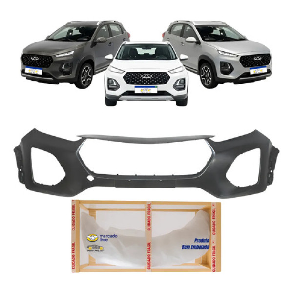 Parachoque Chery Tiggo 3x Plus Pro 2021 2022 2023 Novo Preto