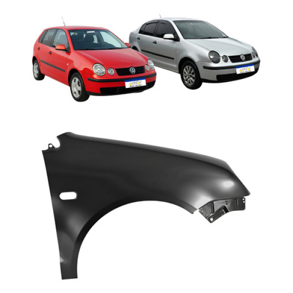 Paralama Volkswagen Polo Hatch Sedan 2003 A 2006 Novo