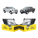 Par Farol Sinaleira Hilux 2012 2013 2014 2015 Mascara Negra Ambos Lados