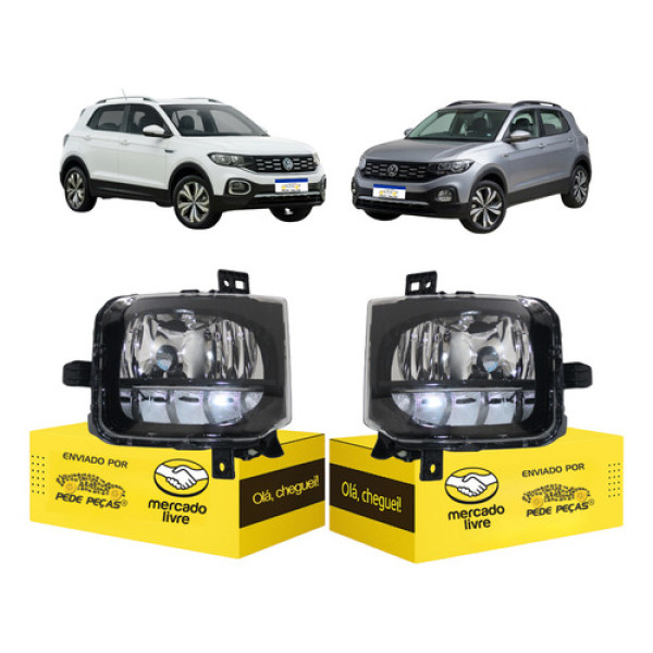 Par Farol Milha Tcross 2020 2021 2022 2023 24 2025 Auxiliar Cristal