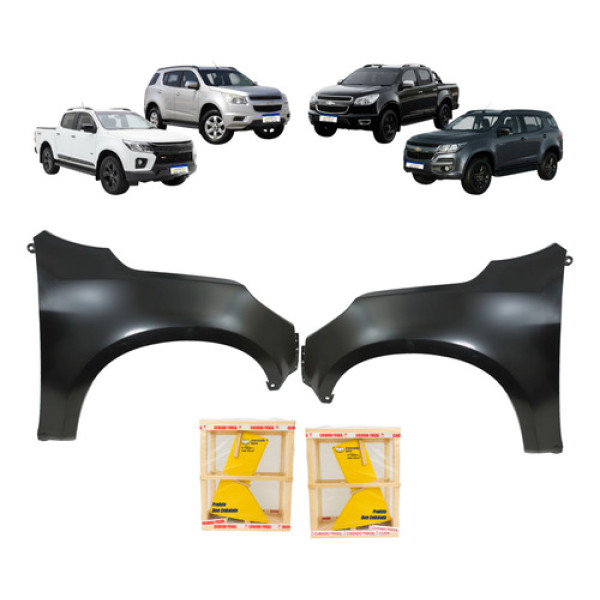 Par Paralama Chevrolet S10 Trailblazer 2013 2014 A 2024