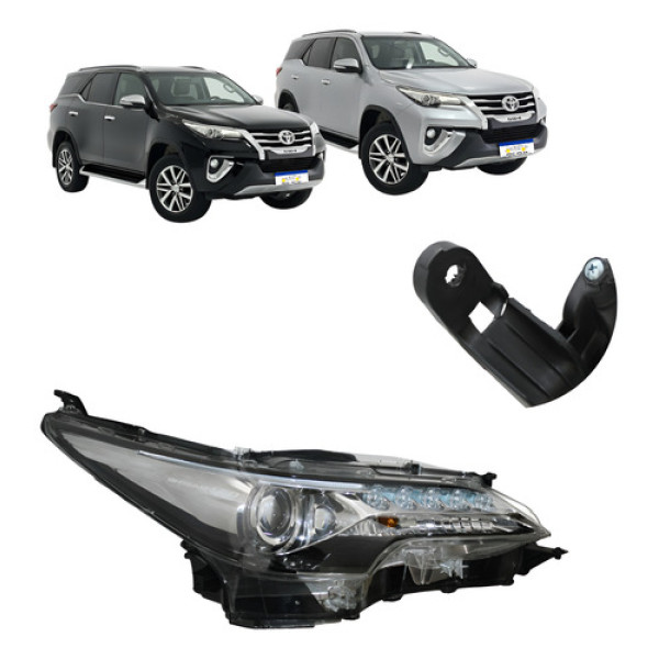 Farol Direito Toyota Sw4 Srx 2016 A 2020 Avariado 0004 Direito/passageiro