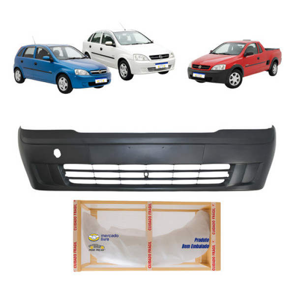 Parachoque Dianteiro Corsa Montana 2003 2004 2005 2006 Preto
