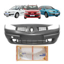 Parachoque Renault Megane 2006 2007 2008 2009 10 11 12 2013 Preto Liso Para Pintura