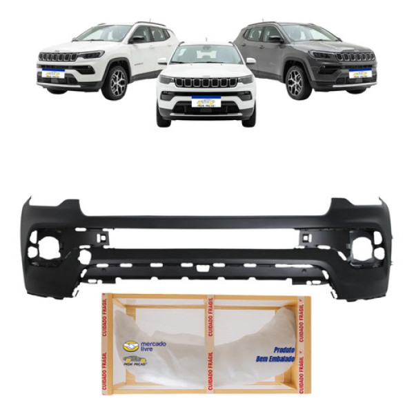 Parachoque Jeep Compass 2022 2023 2024 2025 2026 Novo Preto