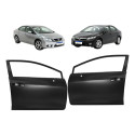 Par Porta Dianteira Honda Civic G9 2012 2013 2014 2015 2016 - Dianteira - Direito E Esquerdo - Preto