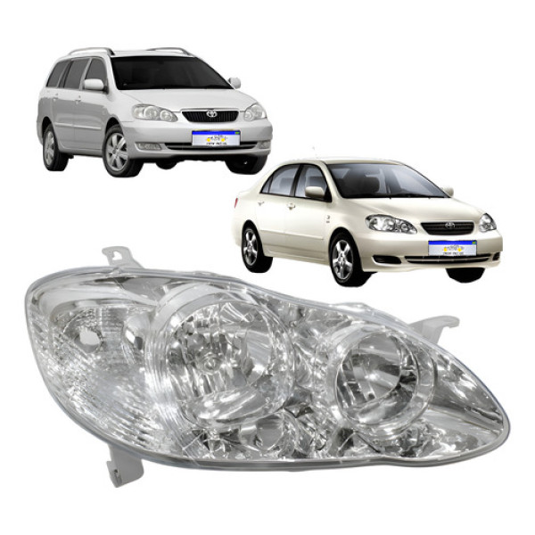 Farol Toyota Corolla Fielder 2003 2004 2005 2006 2007 08 L.d Direito