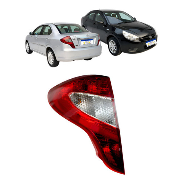 Lanterna Esquerda Traseira Jac J3 Sedan 2012 2013 C/soquete Esquerdo/motorista Esquerdo