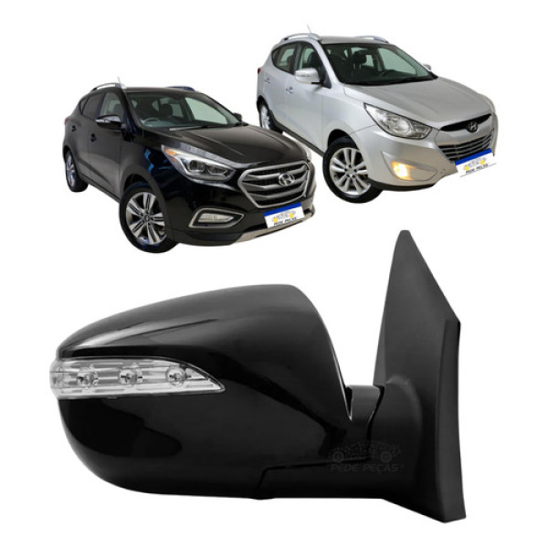 Retrovisor Hyundai Ix35 2010 2011 A 2014 Elétrico  C/ Pisca
