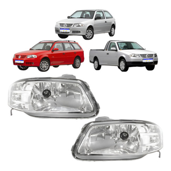 Par Farol Vw Gol Saveiro Parati G4 2006 2007 2008 A 2013 Direito