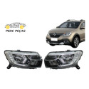 Farol Renault Sandero Logan 2020 2021 2022 2023 Com Led