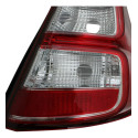 Lanterna Direita Renault Sandero 2012 A 2014 Borda Vermelha Direito/passageiro Vermelho
