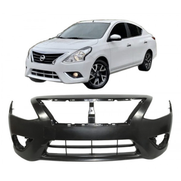 Parachoque Nissan Versa 2015 2016 2017 2018 2019 2020 2021 Preto