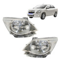 Par Farol Chevrolet Cobalt 2012 2013 2014 2015 Cromomix Direito