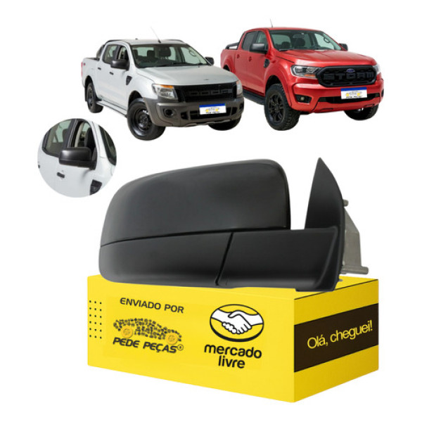 Retrovisor Ld Fixo Ford Ranger 2013 2014 A 2017 Fixo Manual Direito