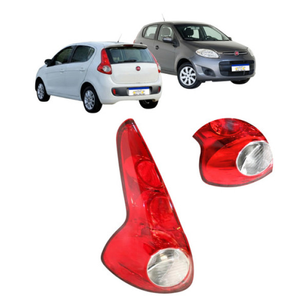 Lanterna Fiat Palio Attractive 2012 2013 2014 2015 16 17 Le Esquerdo Vermelho