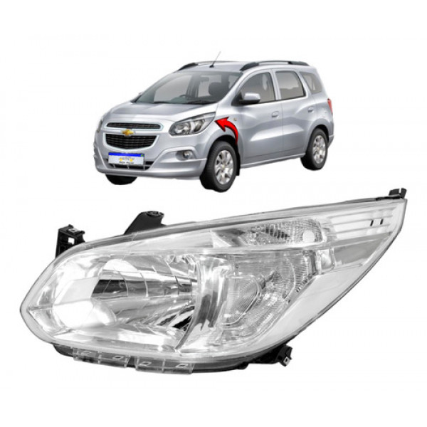 Farol Chevrolet Spin 2012 2013 2014 2015 2016 2017 2018 L.e