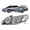 Farol New Civic 2007 2008 2009 2010 2011 Novo