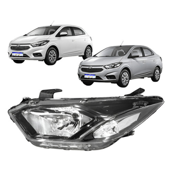 Farol Chevrolet Onix Prisma 2017 2018 2019 2020 21 C/led Le