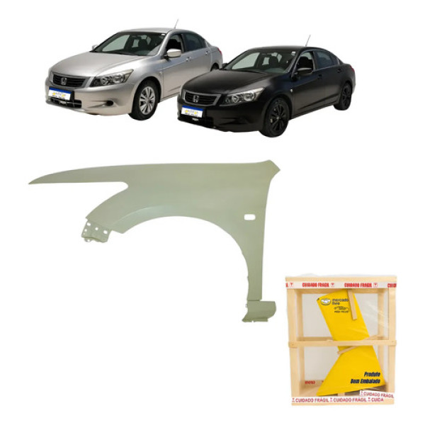 Paralama Honda Accord Ex Lx 2008 2009 2010 2011 2012 Novo Le