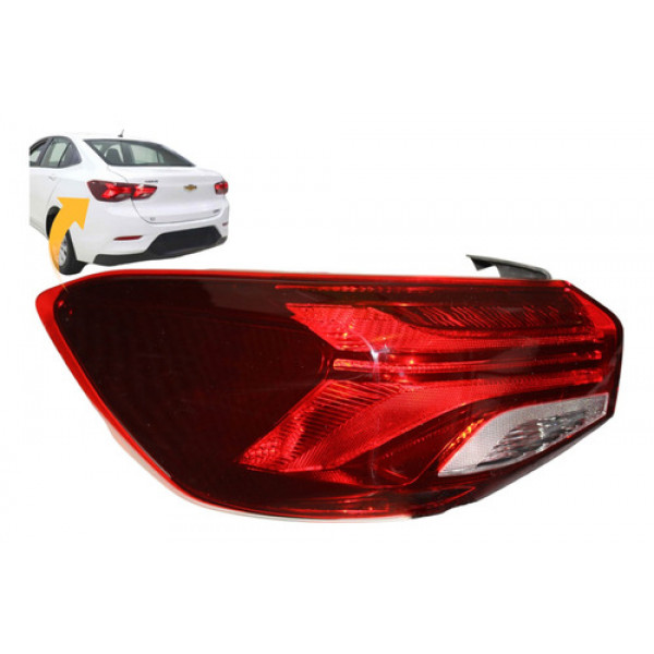 Lanterna Traseira Onix Sedan Plus Lado Esquerdo Sem Led Esquerdo
