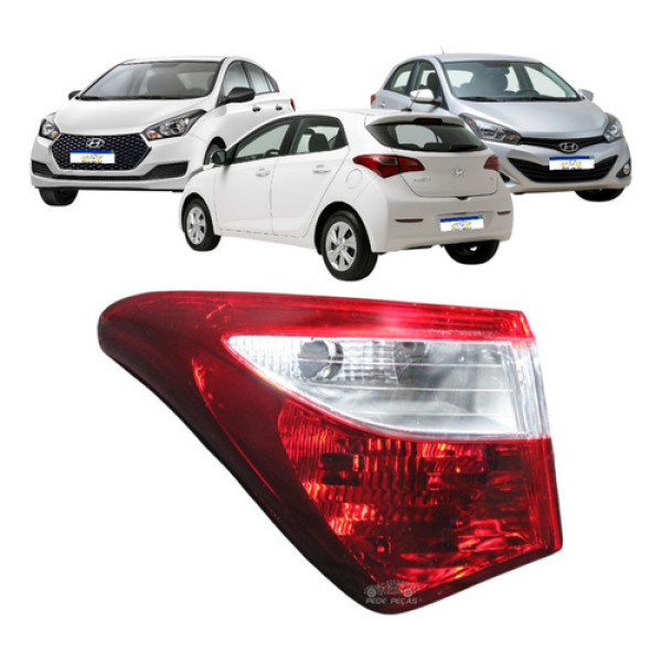 Lanterna Traseira Hyundai Hb20 Hatch 2012 A 2018 Esquerdo