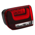 Par Lanterna Tampa Citroen C4 Cactus 2019 20 21 22 23 2024 Ambos Lados Vermelho Cristal