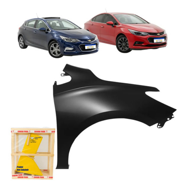 Paralama Chevrolet Cruze Sport6 2017 2018 19 A 2023 Novo Ld