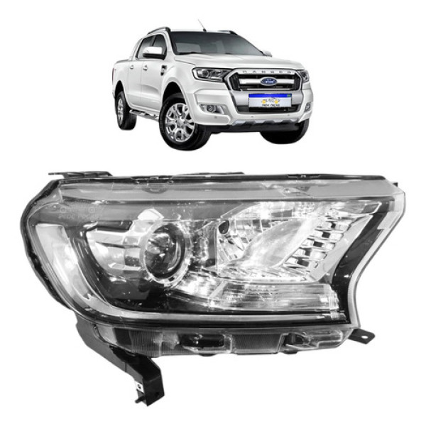 Farol Ford Ranger 2017 2018 2019 2020 2021 2022 2023 Ld