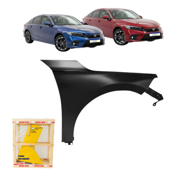 Paralama Honda Civic G11 Híbrido 2023 24 2025 L.d