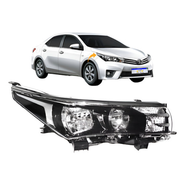Farol Toyota Corolla 2015 2016 2017 Dianteiro Novo L.d Direito