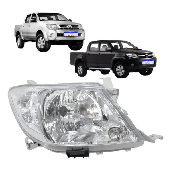 Farol Toyota Hilux 2006 2007 2008 2009 2010 2011 Novo L.d