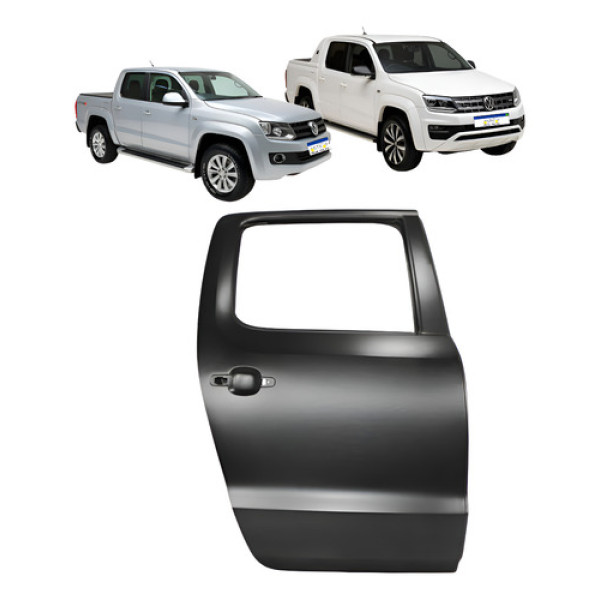 Porta Traseira Direita Volkswagen Amarok 2010 A 2025 Direito Preto Porta Traseira Direita Volkswagen Amarok 2010 A 2025 Direito Preto
