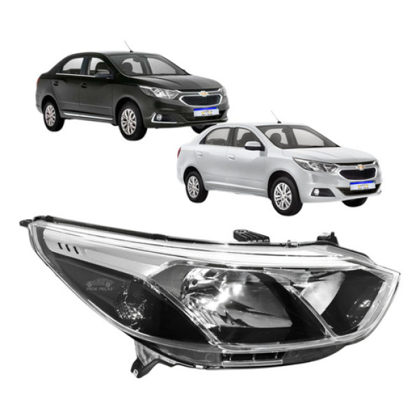 Farol Chevrolet Cobalt 2016 2017 2018 2019 2020 Direito