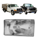 Farol Direiro Ford F250 F350 1998 A 2006 Cromado Sem Pisca