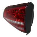 Lanterna Da Tampa Vw Golf 2014 2015 2016 2017 Led Nova L.d Direito/passageiro Vermelho