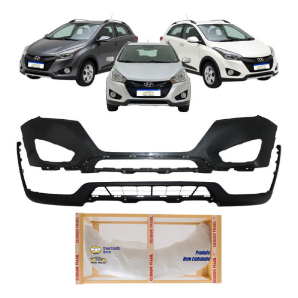 Parachoque Com Spoiler Hb20x 2012 2013 2014 2015 Original Preto