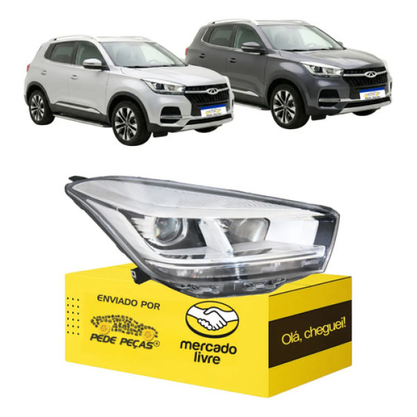 Farol Sinaleira Chery Tiggo 5x 2021 2022 Novo Elétrico L.d Direito/passageiro
