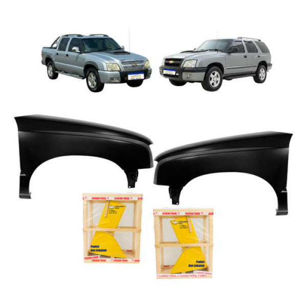 Par Paralama S10 Blazer 2001 02 03 04 05 06 07 08 09 A 2011