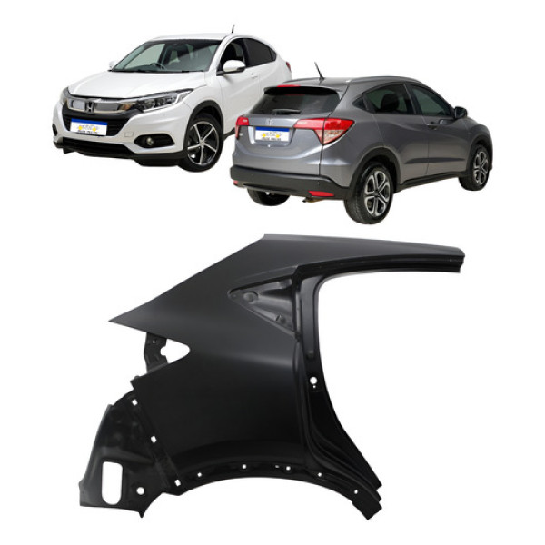 Lateral Traseira Honda Hrv 2015 A 2021 Exl Ex Lx Touring 