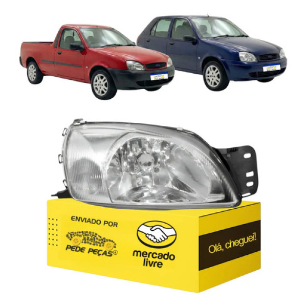 Farol Sinaleira Fiesta Courier 2000 01 02 A 13 Pisca Cristal Direito/passageiro