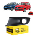 Moldura Farol Milha Vw Fox Spacefox 2010 2011 2012 A 2014 Le Preto Esquerdo