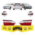 Lanterna Tampa Corolla Xei Dynamic 2015 2016 2017 C/led Par Ambos Lados Cristal