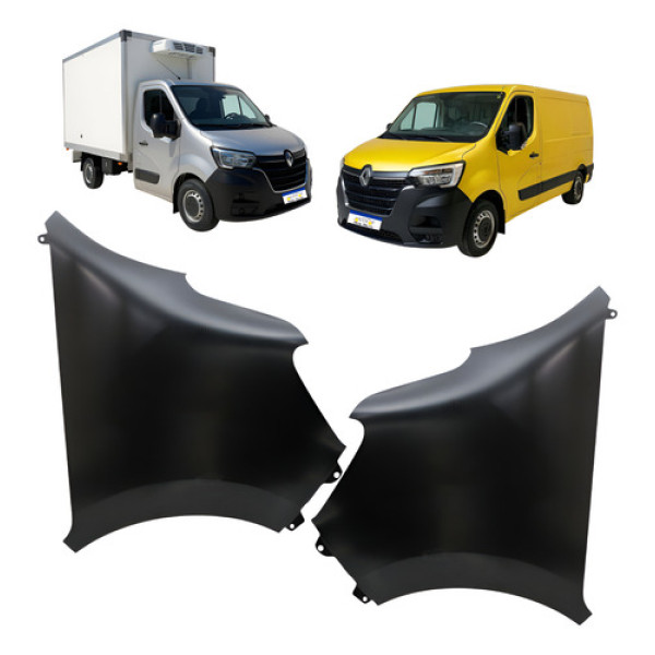 Par Paralama Renault Master 2023 2024 2025 2026 Novo