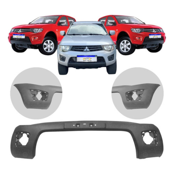 Parachoque Mitsubishi L200 Triton 2012 A 2017 S/moldura Glx