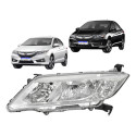 Farol Honda City 2015 2016 2017 Cromado Novo Lado Esquerdo Esquerdo